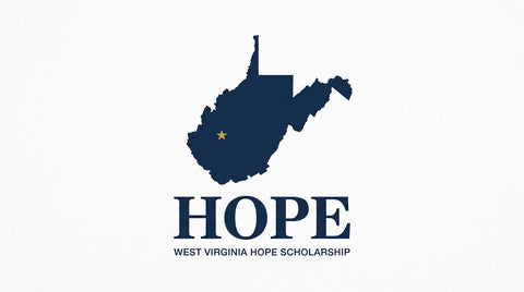West Virginia HOPE Scholarship program graphic for homeschool curriculum