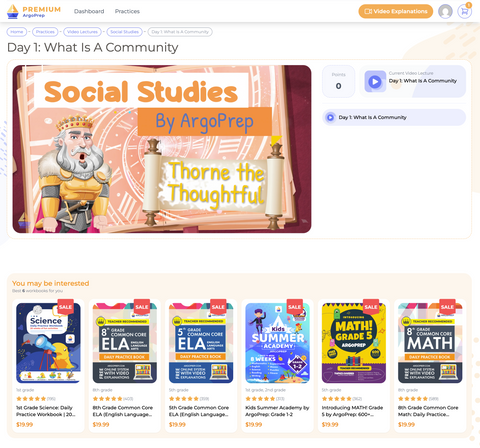 Lifetime Subscription: K8 Math, ELA, Science, Social Studies Program