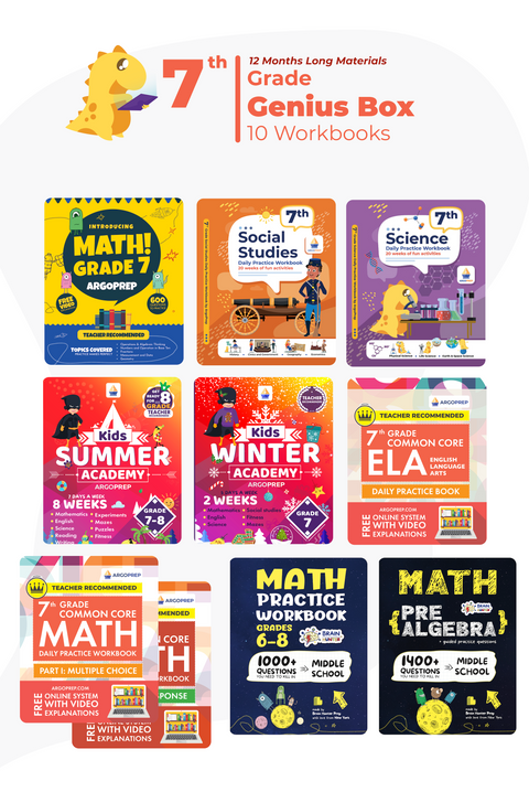 7th Grade Ultimate Bundle (10 Workbooks)