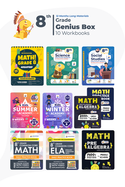 8th Grade Ultimate Bundle (10 Workbooks)