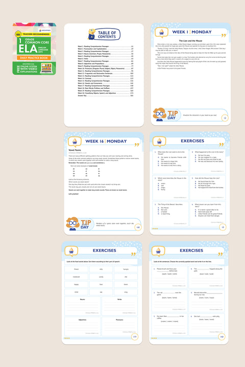1st Grade Ultimate Bundle (10 Workbooks)