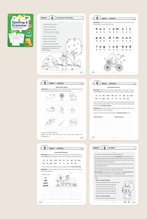 1st Grade Ultimate Bundle (10 Workbooks)