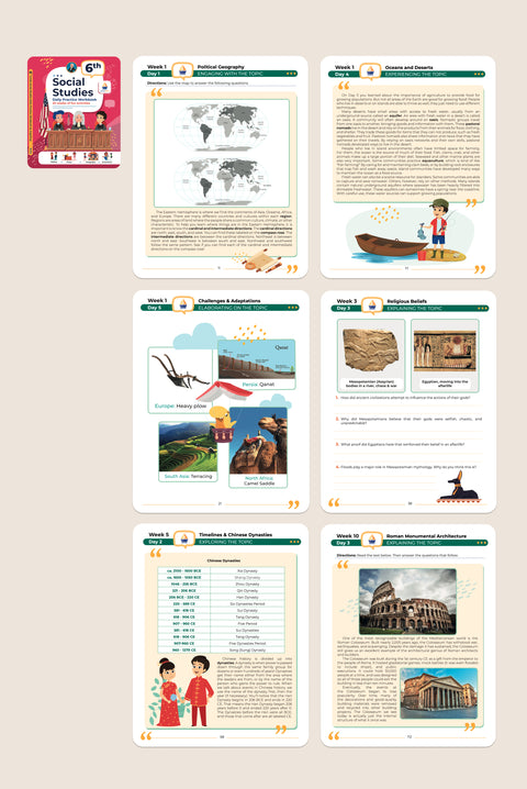 6th Grade Ultimate Bundle (10 Workbooks)