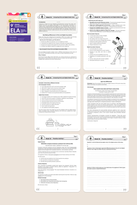 9th Grade Ultimate Bundle (10 Workbooks)