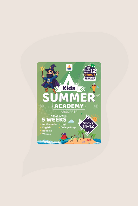 Kids Summer Academy by ArgoPrep - 10-11: 5 Weeks of Math, Reading, Science, Logic, Fitness and Yoga
