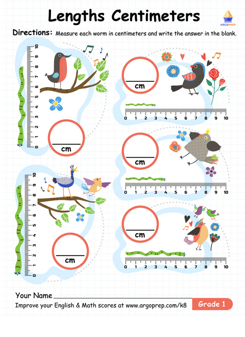 1st Grade (30 Worksheets)