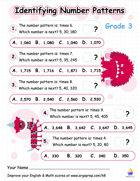 3rd Grade (30 Worksheets)