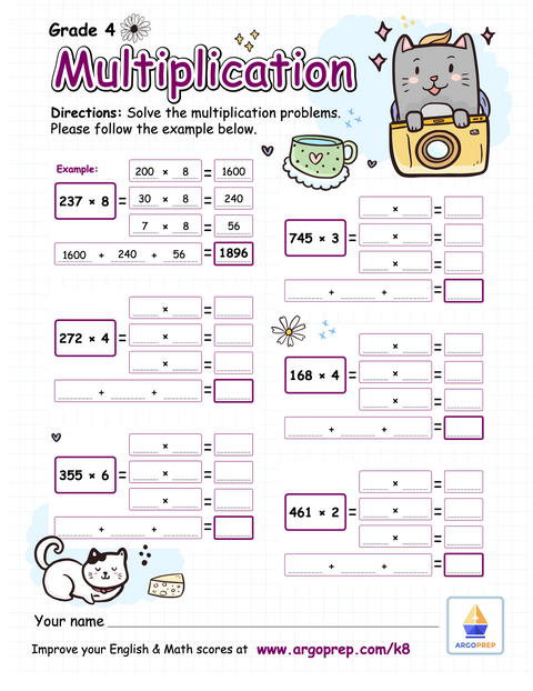 4th Grade (30 Worksheets)