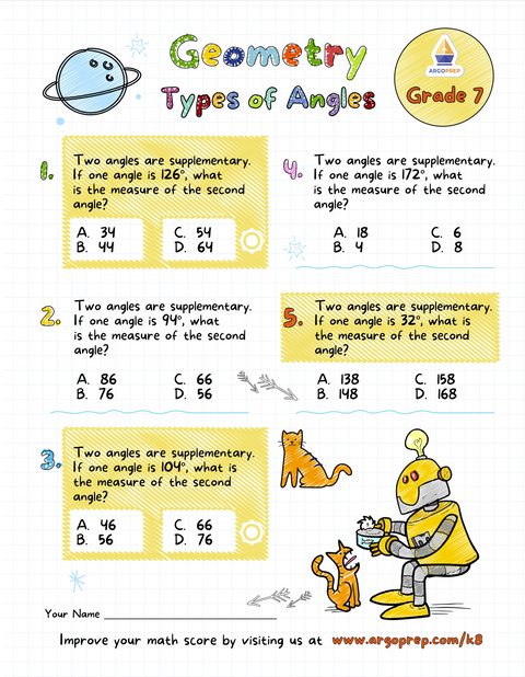 7th Grade (30 Worksheets)