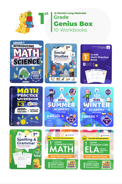 1st Grade Ultimate Bundle (10 Workbooks)