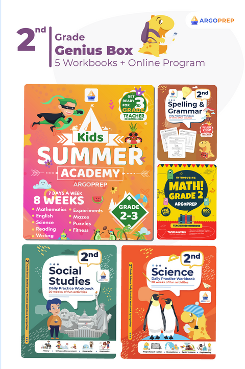 2nd Grade (5 Workbooks + 12 Months Online Access)