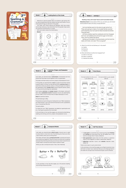 2nd Grade Ultimate Bundle (10 Workbooks)