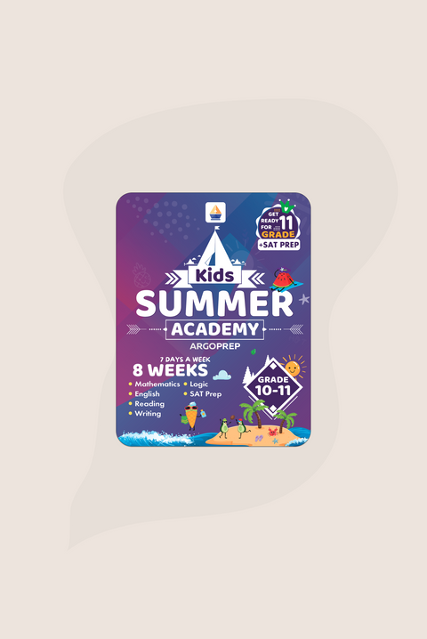 Kids Summer Academy by ArgoPrep - 10-11: 8 Weeks of Math, Reading, Science, Logic, Fitness and Yoga