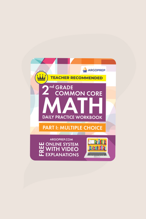 2nd Grade Math Workbook (Multiple Choice)