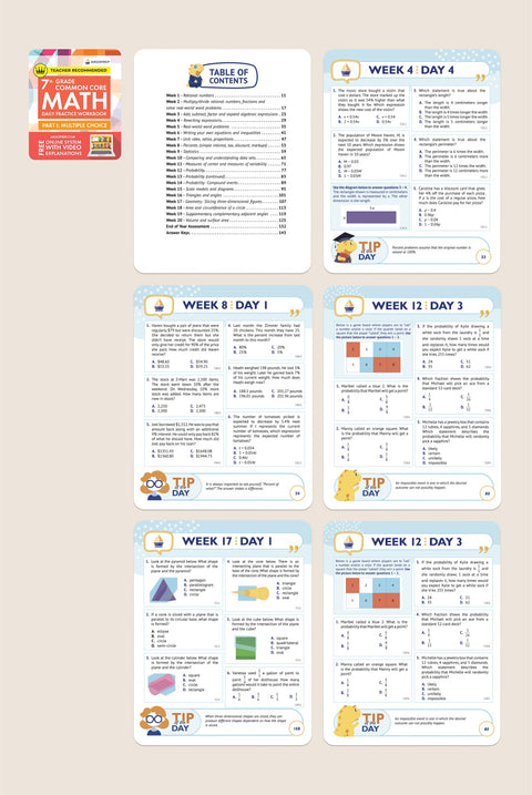 7th Grade Ultimate Bundle (10 Workbooks)