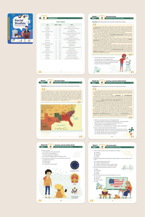 8th Grade Ultimate Bundle (10 Workbooks)