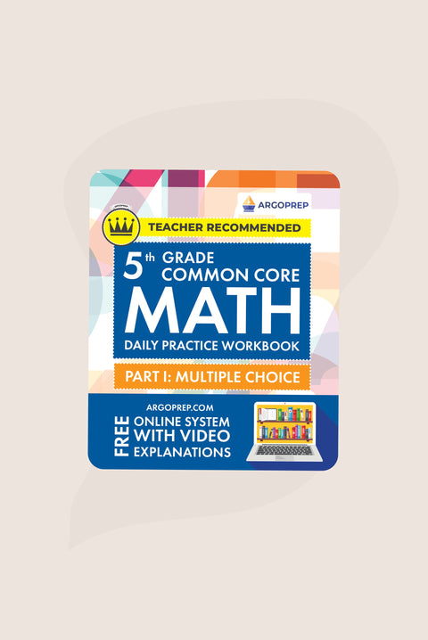 5th Grade Math Workbook (Multiple Choice)