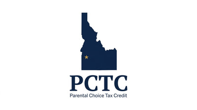 Idaho Parental Choice Tax Credit program graphic for homeschool curriculum expenses