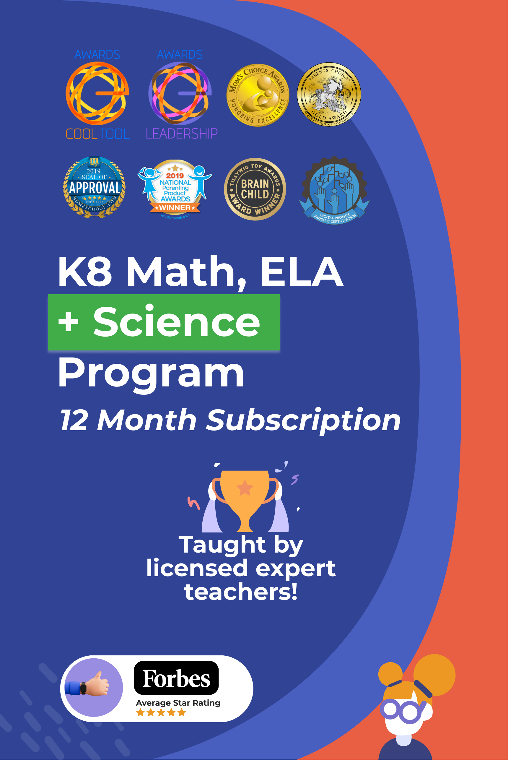 12 Month Subscription: K8 Science, Math, and ELA Program – ArgoPrep