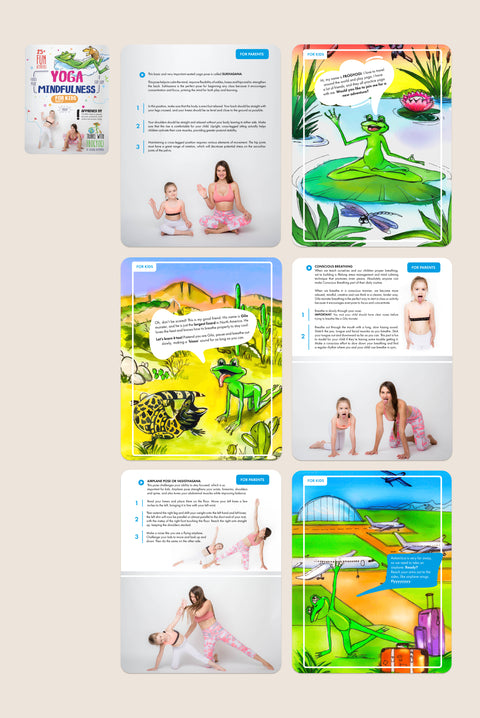 Yoga and Mindfulness for Kids: 25+ Fun Activities to Stay Calm, Focus and Peace | Yoga Stories for Kids and Parents