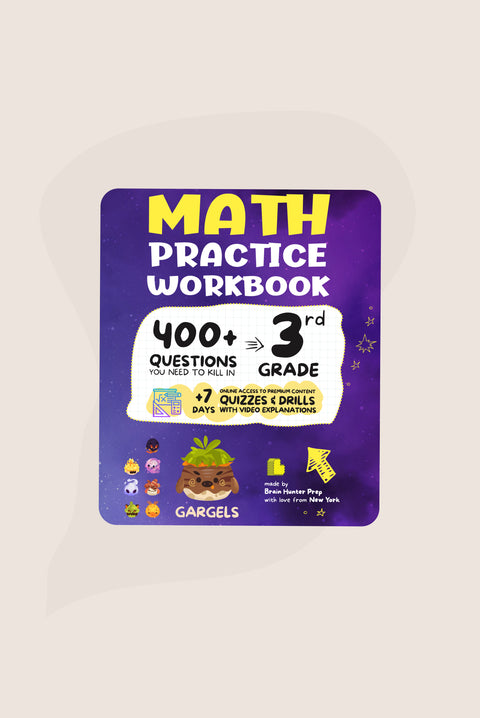 3rd Grade Math e-Book (250 pages)
