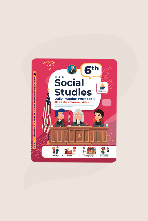 6th Grade Social Studies: Daily Practice Workbook | 20 Weeks of Fun Activities