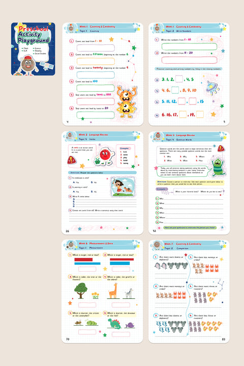 PreK Ultimate Bundle (10 Workbooks)