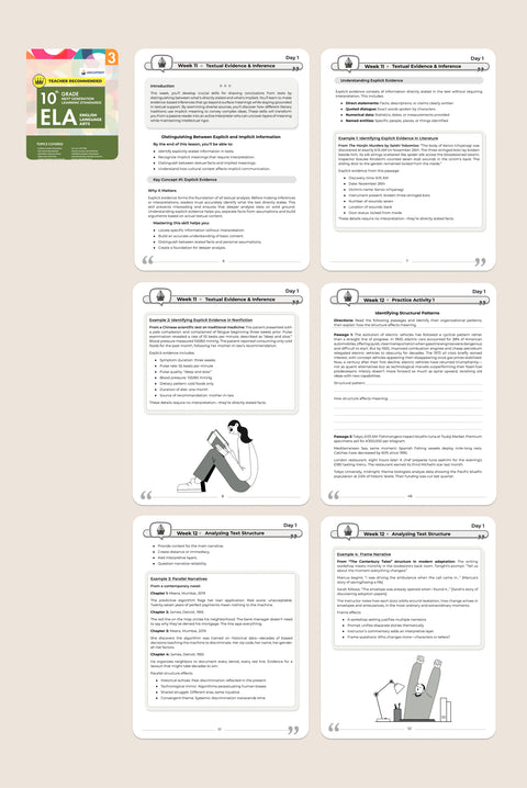 10th Grade ELA (English Language Arts) - Part 3