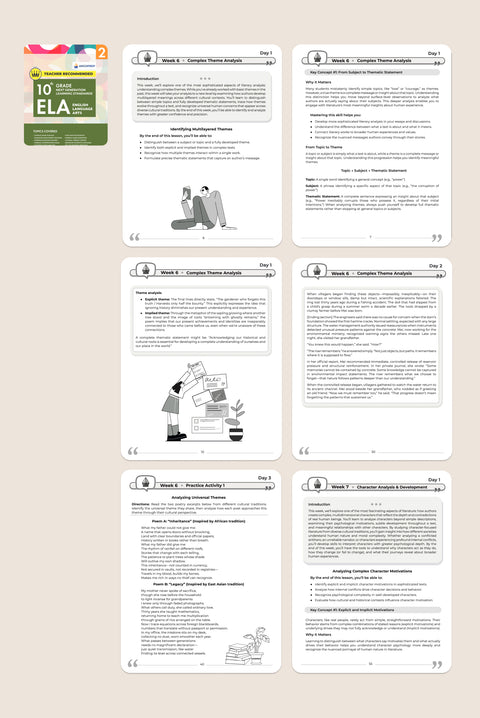 10th Grade ELA (English Language Arts) - Part 2