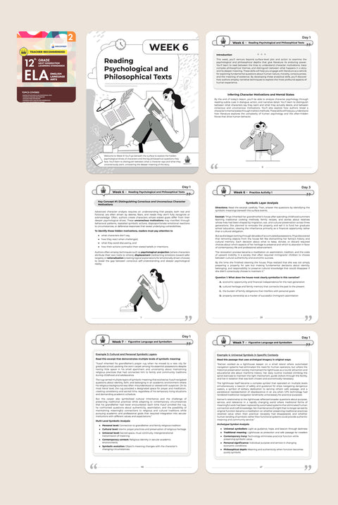 12th Grade ELA (English Language Arts) - Part 2