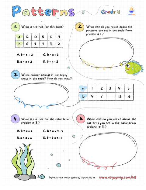 4th Grade (30 Worksheets)