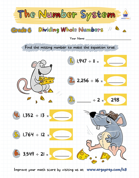 6th Grade (30 Worksheets)