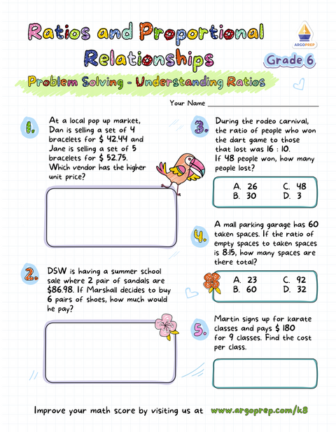 6th Grade (30 Worksheets)