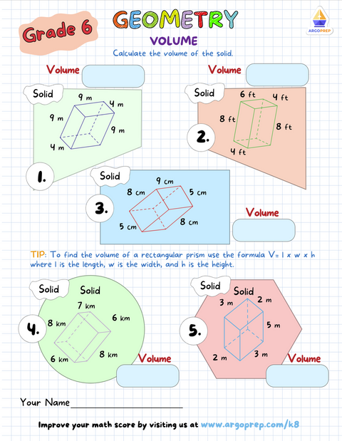 6th Grade (30 Worksheets)