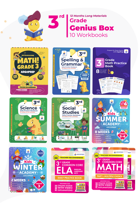 3rd Grade Ultimate Bundle (10 Workbooks)