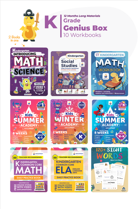 Kindergarten Ultimate Bundle (10 Workbooks)