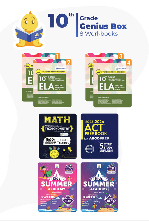 10th Grade Ultimate Bundle (8 Workbooks)