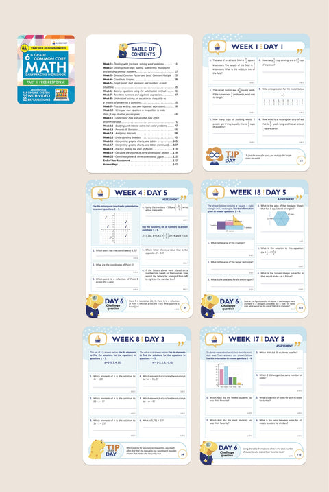 6th Grade Ultimate Bundle (8 Workbooks)