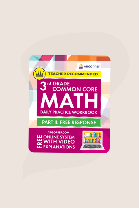3rd Grade Math Workbook (Free Response)
