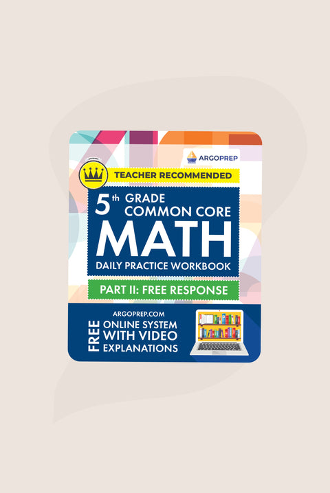 5th Grade Math Workbook (Free Response)
