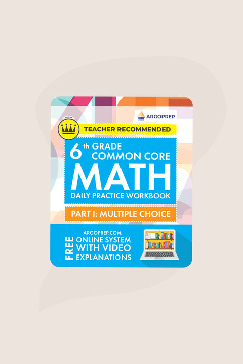 6th Grade Math Workbook (Multiple Choice)