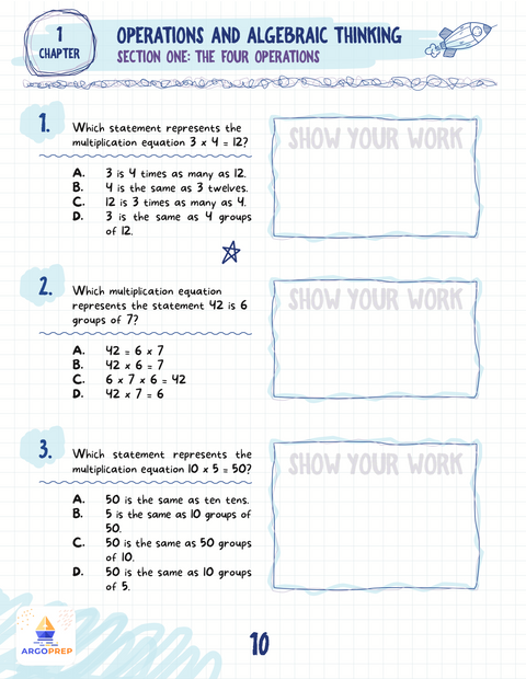 4th Grade Math e-Book (245 pages)